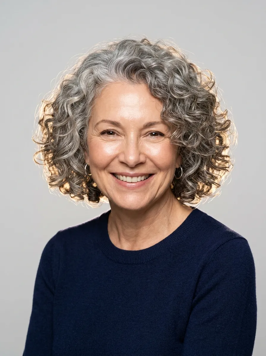 16 Curly Short Haircuts for Women Over 60 That Add Bounce in 2026