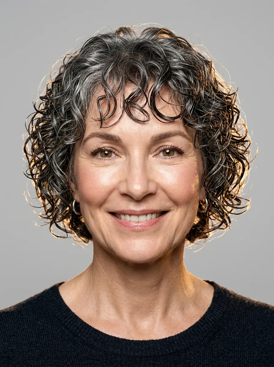 16 Curly Short Haircuts for Women Over 60 That Add Bounce in 2026