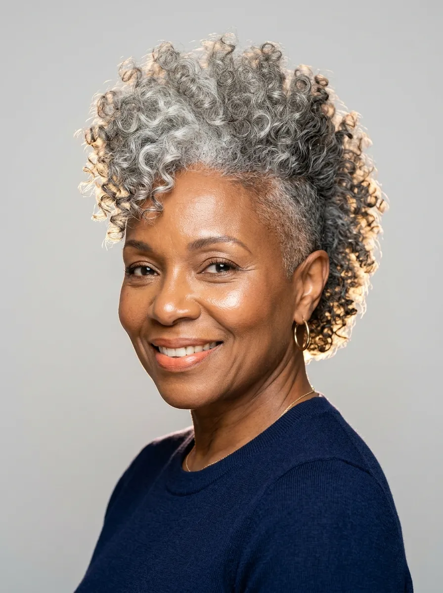 16 Curly Short Haircuts for Women Over 60 That Add Bounce in 2026