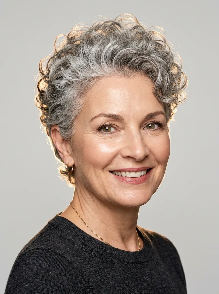 16 Curly Short Haircuts for Women Over 60 That Add Bounce in 2026