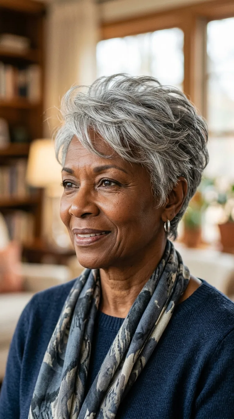 21 Gorgeous Gray Hair Hairstyles for Older Black Women That Feel Modern and Effortless 2 21 Gorgeous Gray Hair Hairstyles for Older Black Women That Feel Modern and Effortless