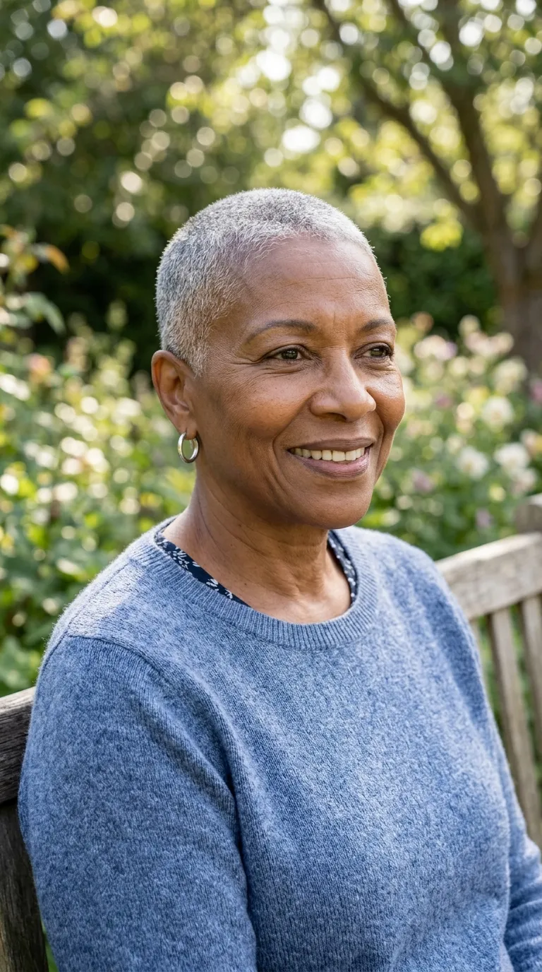 21 Gorgeous Gray Hair Hairstyles for Older Black Women That Feel Modern and Effortless 4 21 Gorgeous Gray Hair Hairstyles for Older Black Women That Feel Modern and Effortless