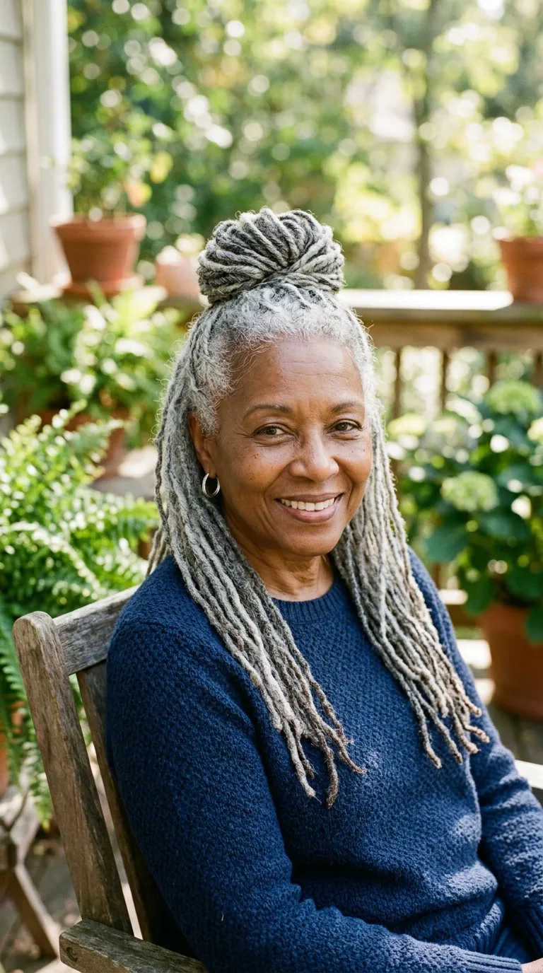21 Gorgeous Gray Hair Hairstyles for Older Black Women That Feel Modern and Effortless 5 21 Gorgeous Gray Hair Hairstyles for Older Black Women That Feel Modern and Effortless
