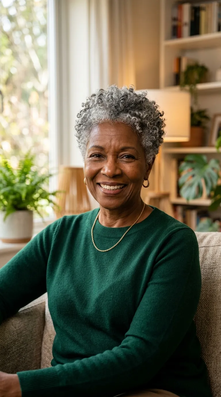 21 Gorgeous Gray Hair Hairstyles for Older Black Women That Feel Modern and Effortless 10 21 Gorgeous Gray Hair Hairstyles for Older Black Women That Feel Modern and Effortless