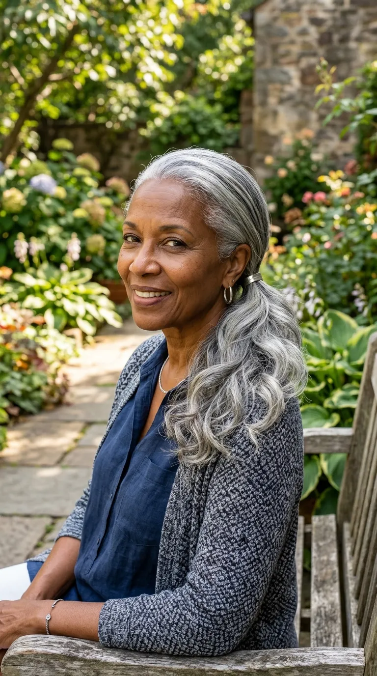 21 Gorgeous Gray Hair Hairstyles for Older Black Women That Feel Modern and Effortless 18 21 Gorgeous Gray Hair Hairstyles for Older Black Women That Feel Modern and Effortless