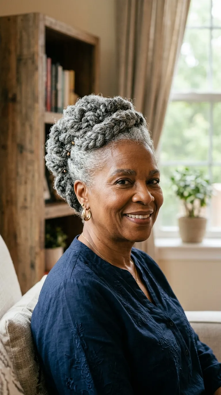 21 Gorgeous Gray Hair Hairstyles for Older Black Women That Feel Modern and Effortless 20 21 Gorgeous Gray Hair Hairstyles for Older Black Women That Feel Modern and Effortless