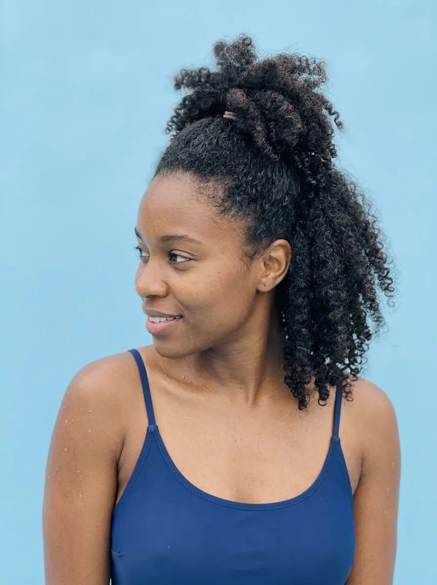 20 Hairstyles for the Pool for Women With Curly Hair