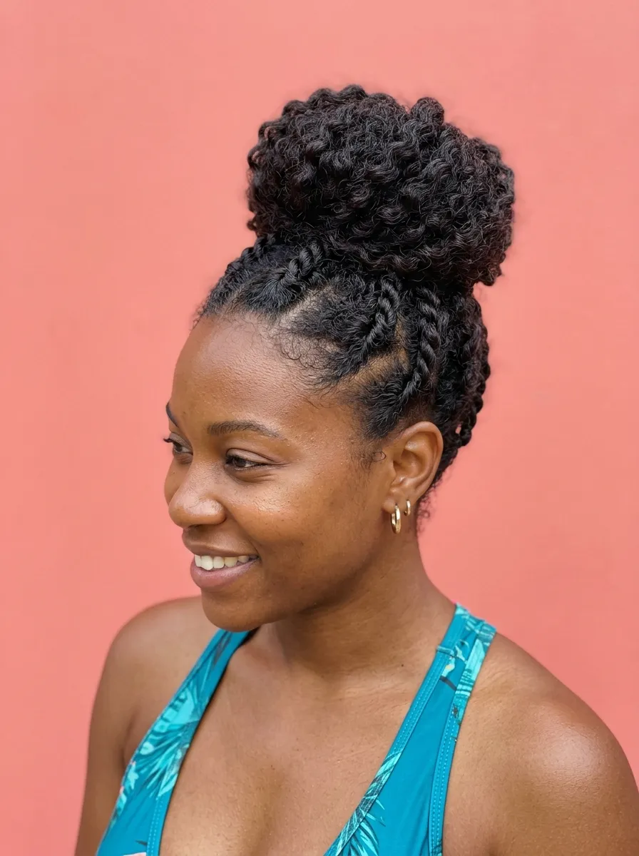 20 Hairstyles for the Pool for Women With Curly Hair