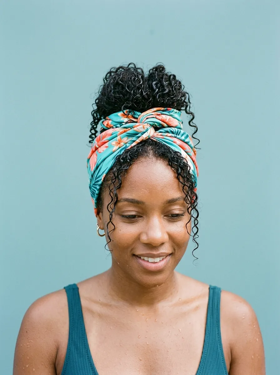 20 Hairstyles for the Pool for Women With Curly Hair