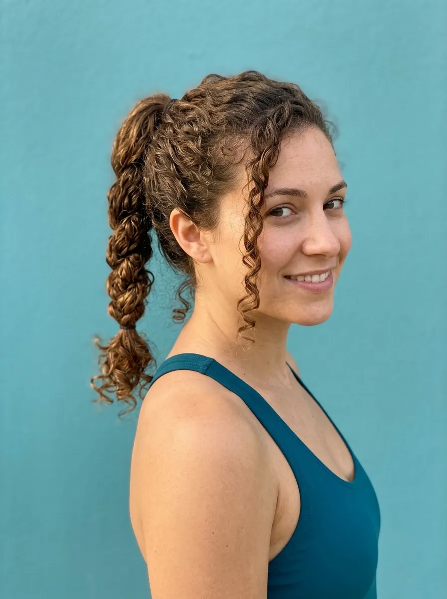 20 Hairstyles for the Pool for Women With Curly Hair