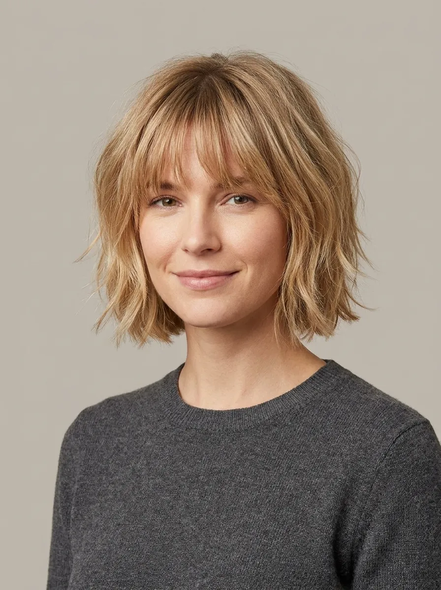24 Shaggy Bob Hairstyles for Fine Hair That Add Volume 1 24 Shaggy Bob Hairstyles for Fine Hair That Add Volume