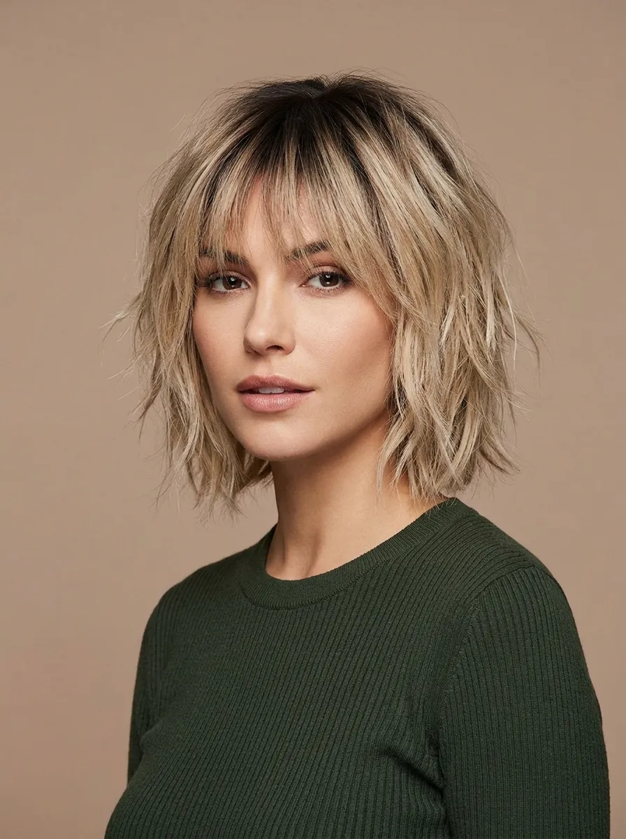 24 Shaggy Bob Hairstyles for Fine Hair That Add Volume 2 24 Shaggy Bob Hairstyles for Fine Hair That Add Volume