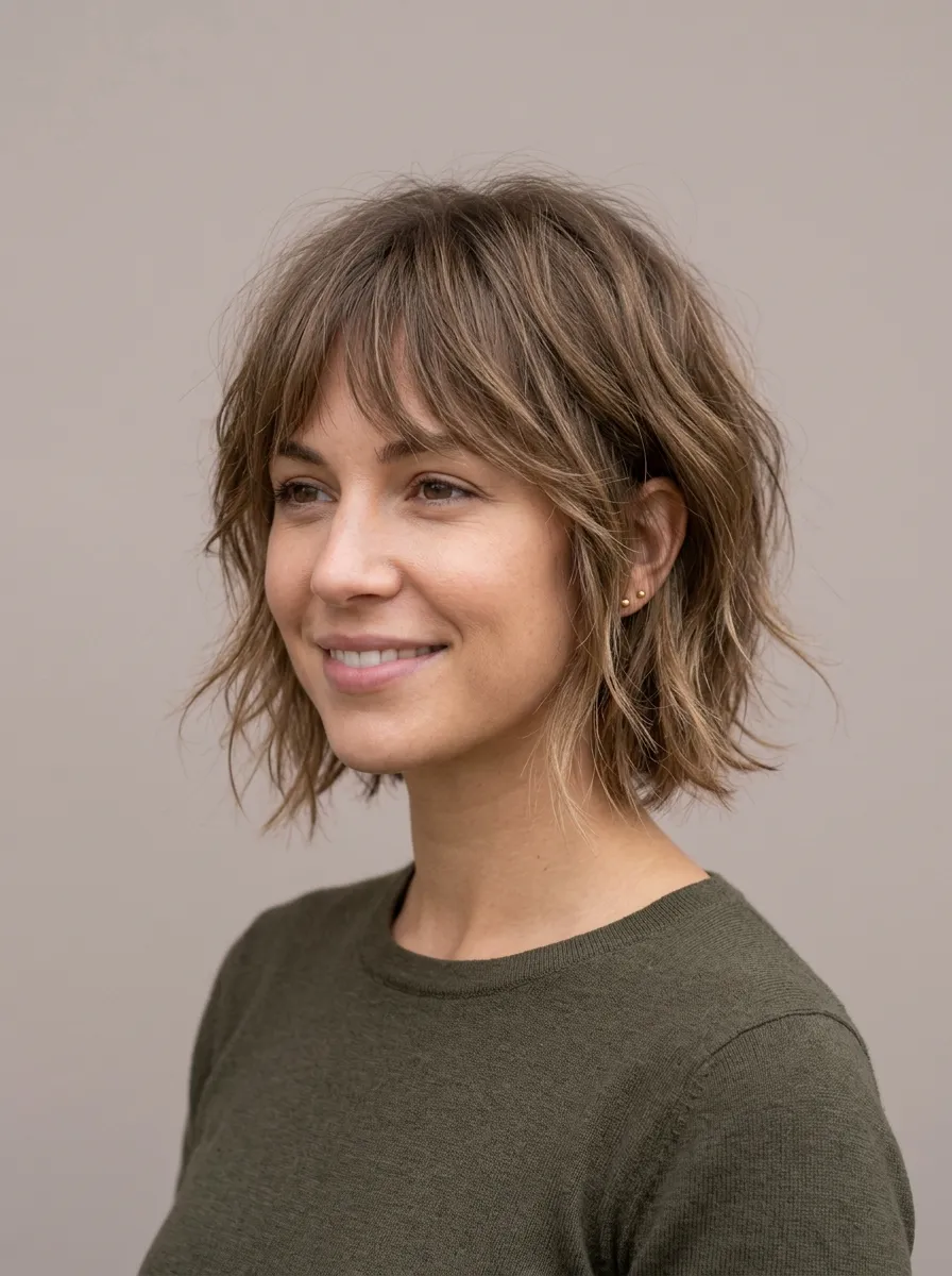 24 Shaggy Bob Hairstyles for Fine Hair That Add Volume 4 24 Shaggy Bob Hairstyles for Fine Hair That Add Volume