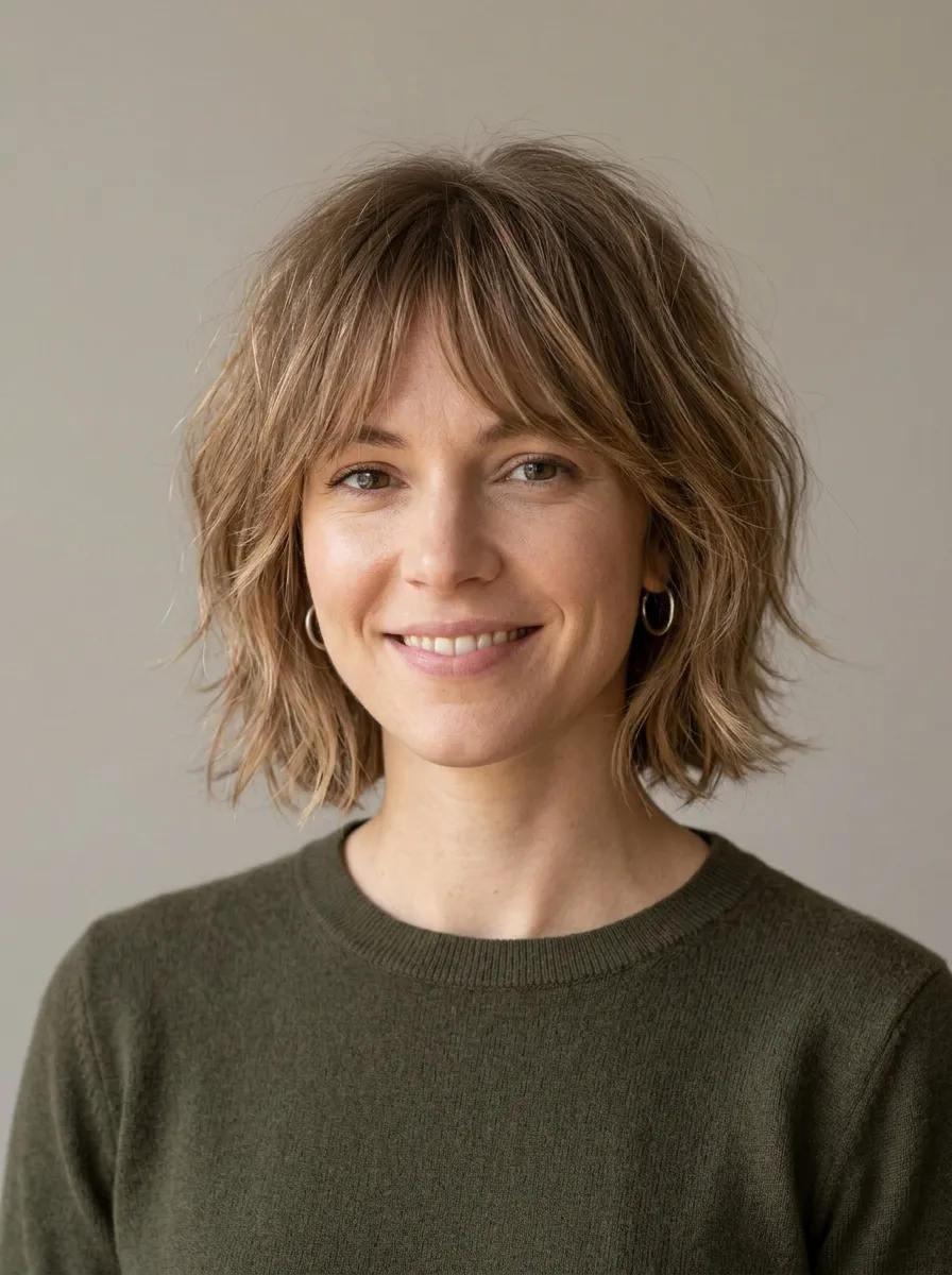 24 Shaggy Bob Hairstyles for Fine Hair That Add Volume 5 24 Shaggy Bob Hairstyles for Fine Hair That Add Volume