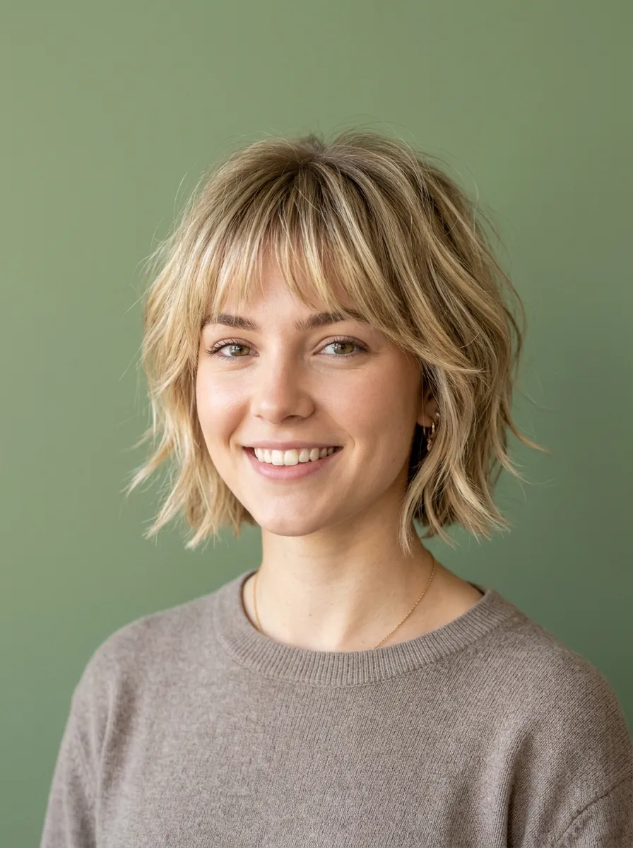 24 Shaggy Bob Hairstyles for Fine Hair That Add Volume 14 24 Shaggy Bob Hairstyles for Fine Hair That Add Volume