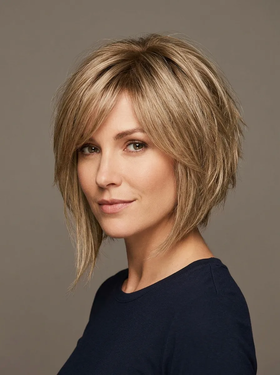 24 Shaggy Bob Hairstyles for Fine Hair That Add Volume 19 24 Shaggy Bob Hairstyles for Fine Hair That Add Volume