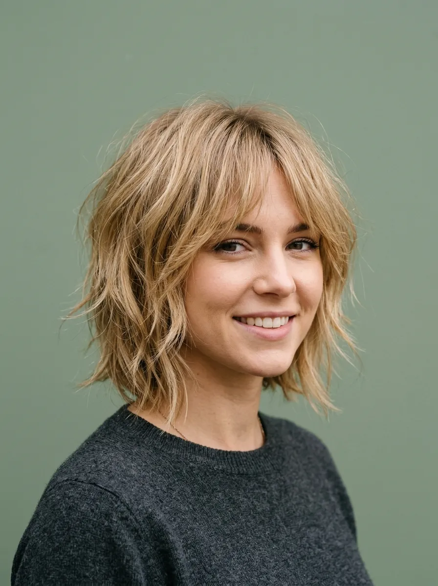 24 Shaggy Bob Hairstyles for Fine Hair That Add Volume 20 24 Shaggy Bob Hairstyles for Fine Hair That Add Volume