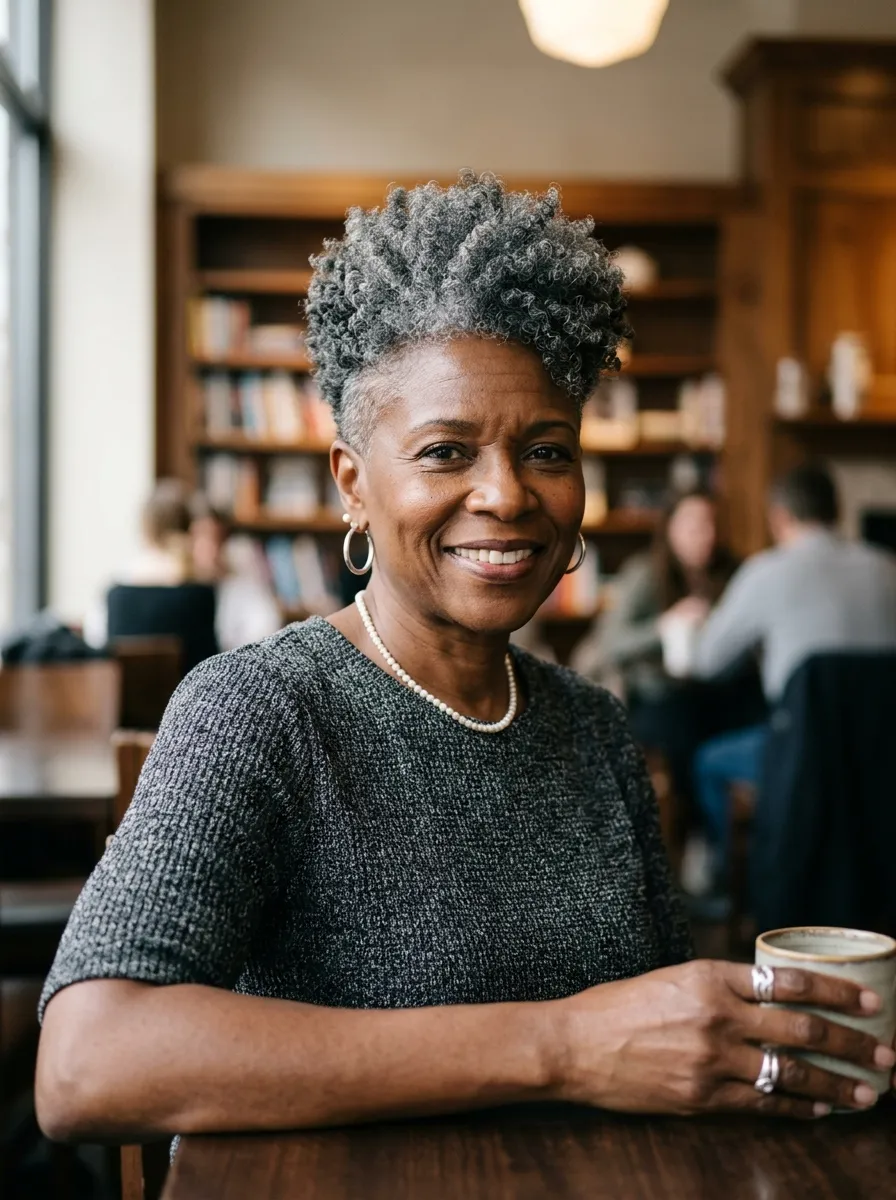 19 Bold & Chic Shaved Hairstyles for Mature Black Women—Low-Maintenance Looks