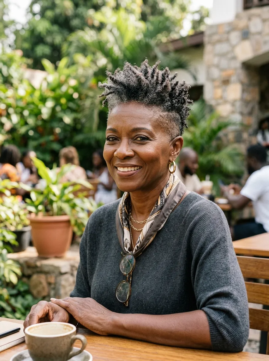 19 Bold & Chic Shaved Hairstyles for Mature Black Women—Low-Maintenance Looks