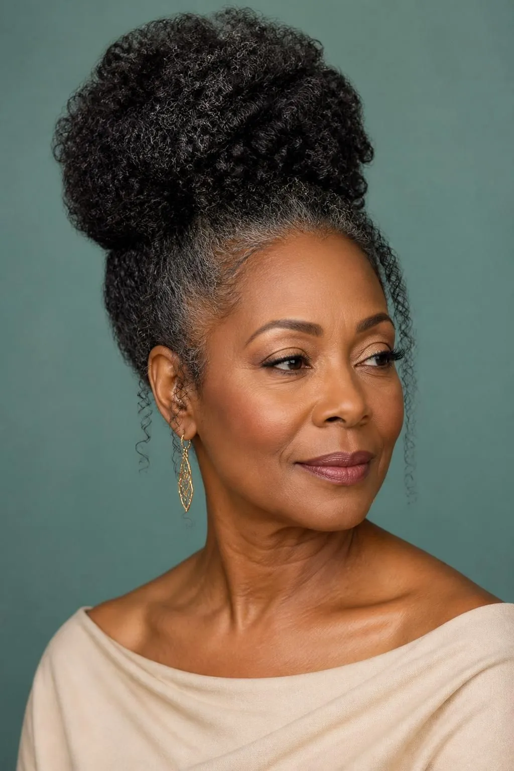 Elegant Updo Hairstyles for Black Women Over 50: Timeless Looks That Shine