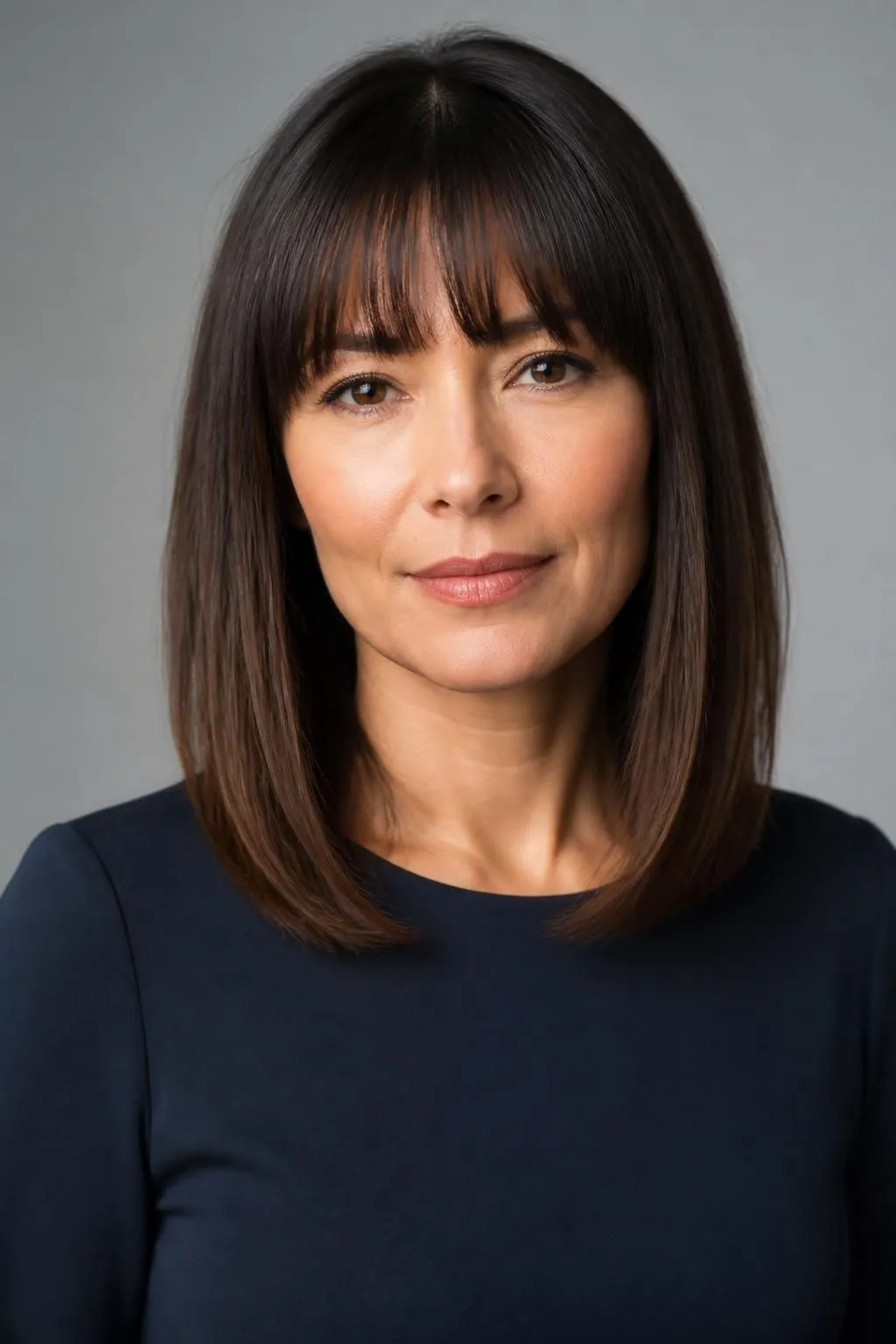 26 Modern Bangs Hairstyles for Women Over 40: Flattering Cuts for Every Face Shape 7 26 Modern Bangs Hairstyles for Women Over 40: Flattering Cuts for Every Face Shape