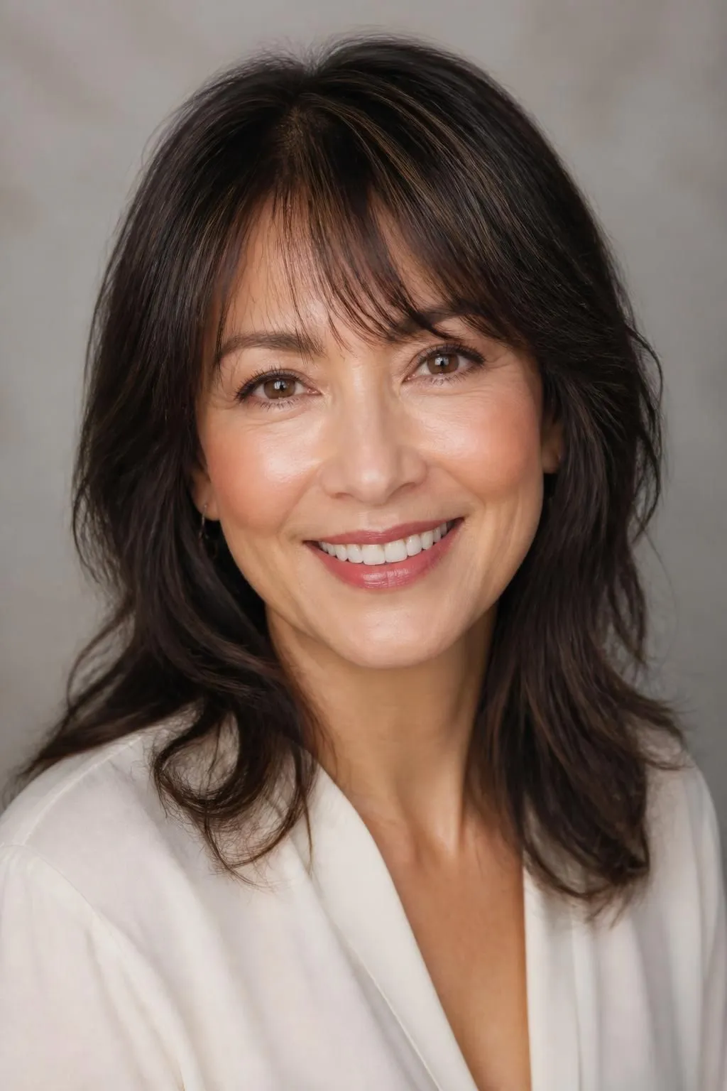 26 Modern Bangs Hairstyles for Women Over 40: Flattering Cuts for Every Face Shape 26 26 Modern Bangs Hairstyles for Women Over 40: Flattering Cuts for Every Face Shape
