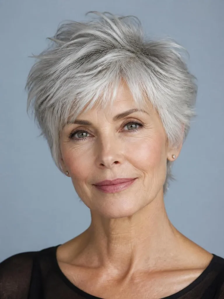40 Short Shag Haircuts for Women Over 60 That Look Effortless