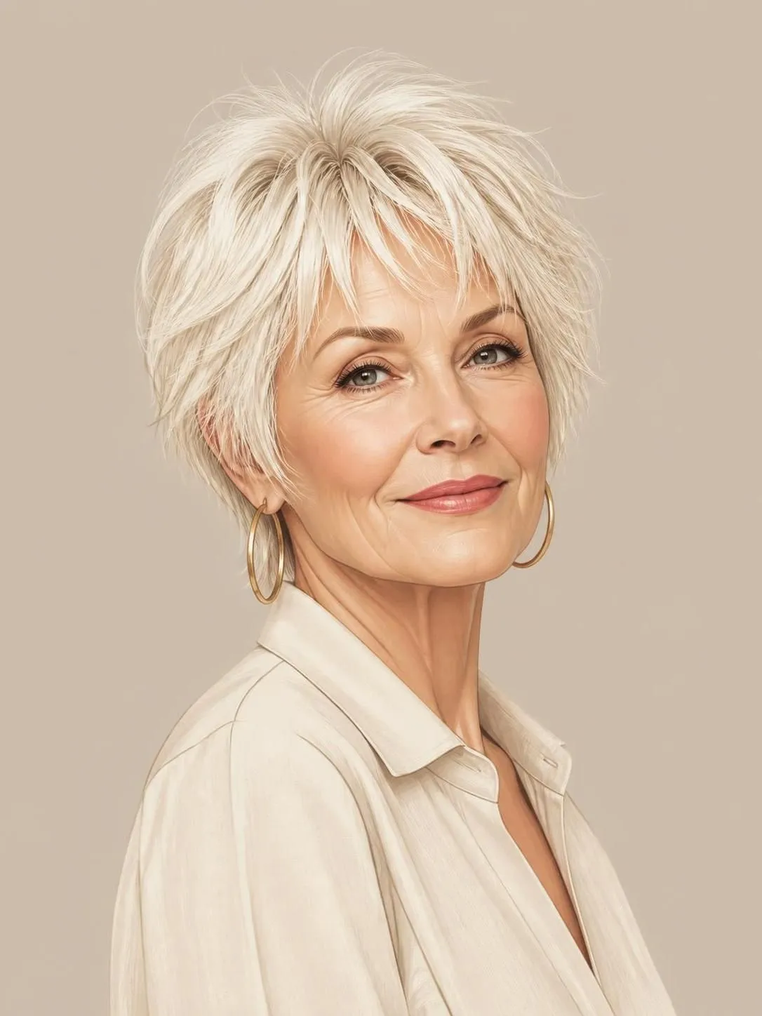 40 Short Shag Haircuts for Women Over 60 That Look Effortless