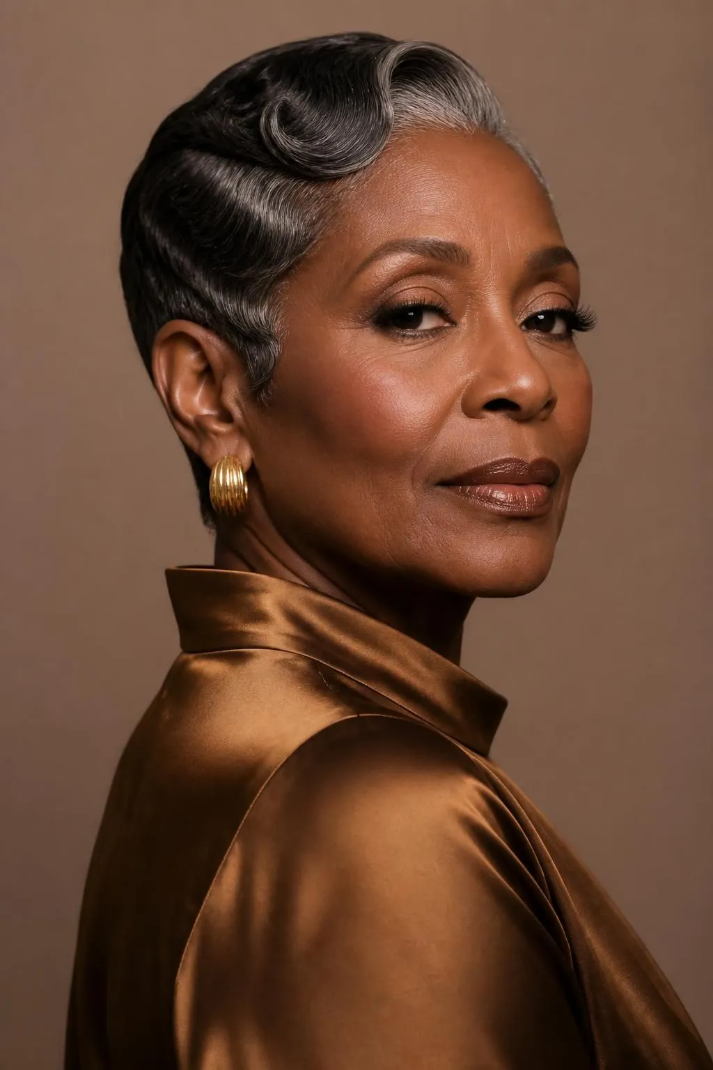 20 Chic Pixie Hairstyles for Older Black Women 6 20 Chic Pixie Hairstyles for Older Black Women