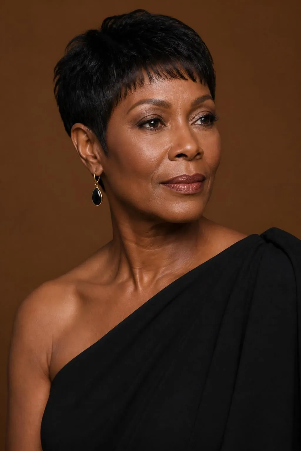 20 Chic Pixie Hairstyles for Older Black Women 7 20 Chic Pixie Hairstyles for Older Black Women