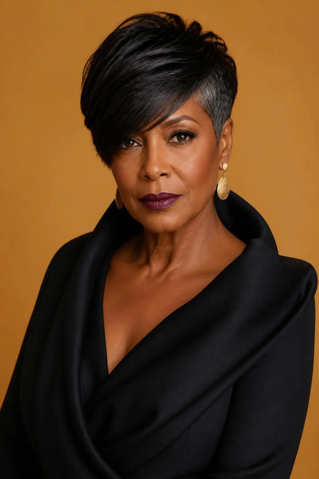 20 Chic Pixie Hairstyles for Older Black Women 10 20 Chic Pixie Hairstyles for Older Black Women