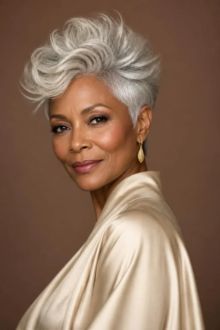 20 Chic Pixie Hairstyles for Older Black Women