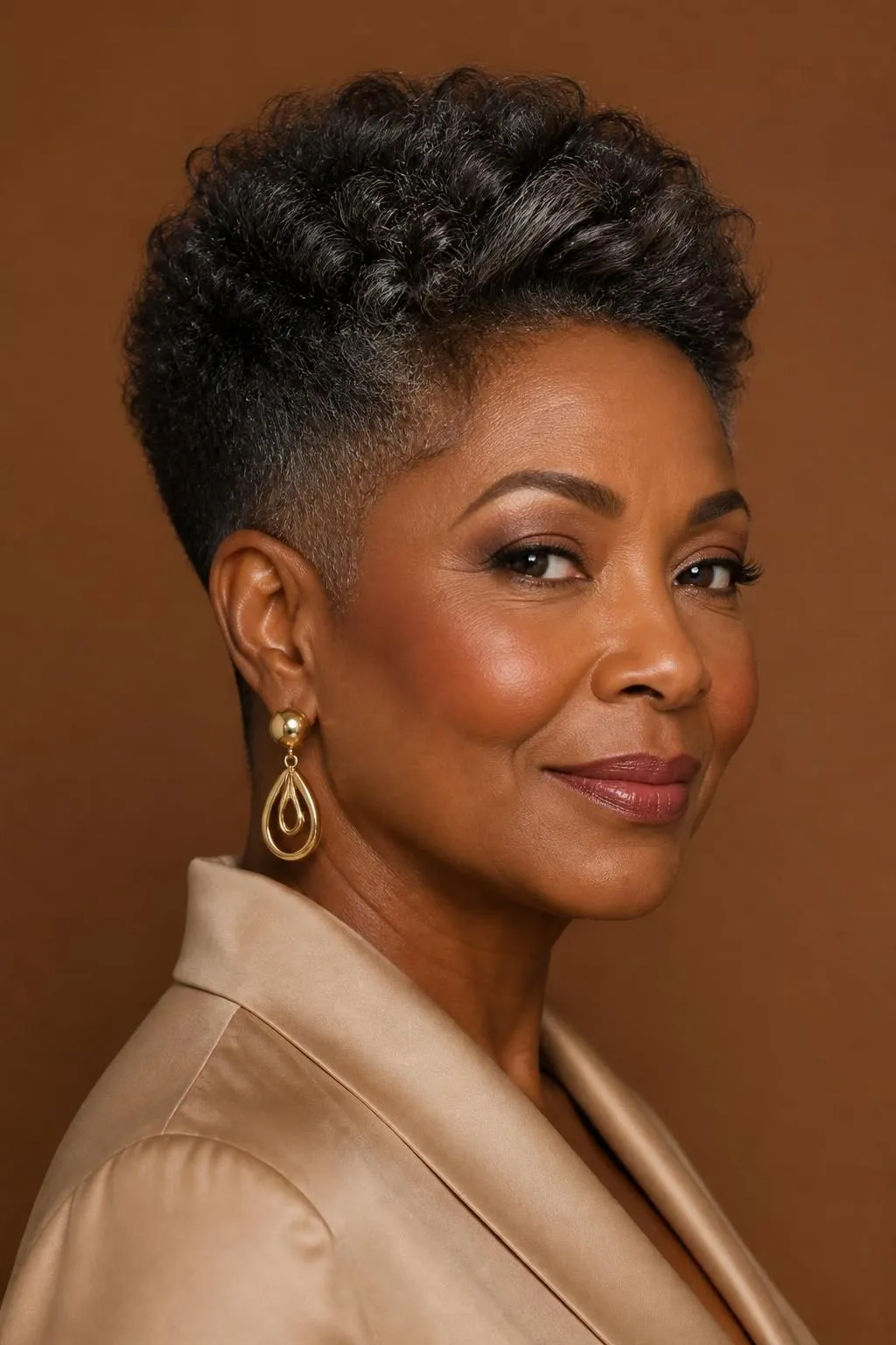 20 Chic Pixie Hairstyles for Older Black Women 16 20 Chic Pixie Hairstyles for Older Black Women