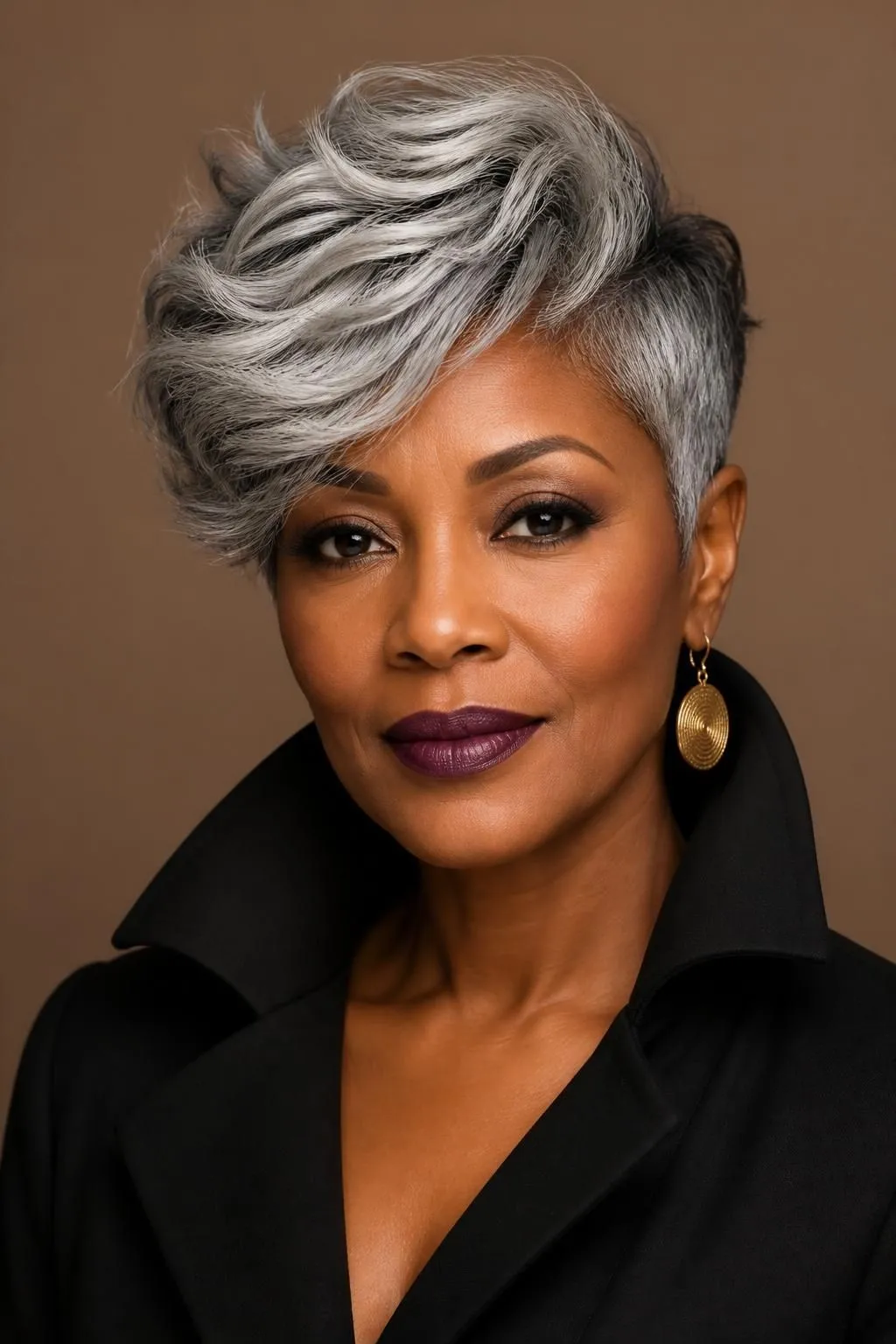20 Chic Pixie Hairstyles for Older Black Women 20 20 Chic Pixie Hairstyles for Older Black Women