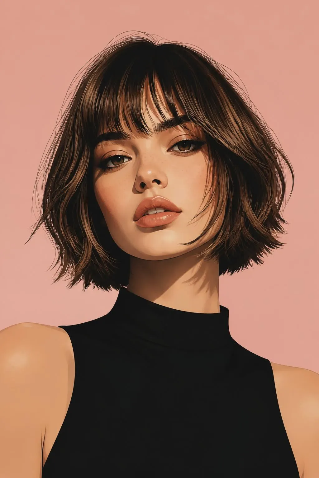 20 Choppy Bob Hairstyles With Bangs for Texture and Shape