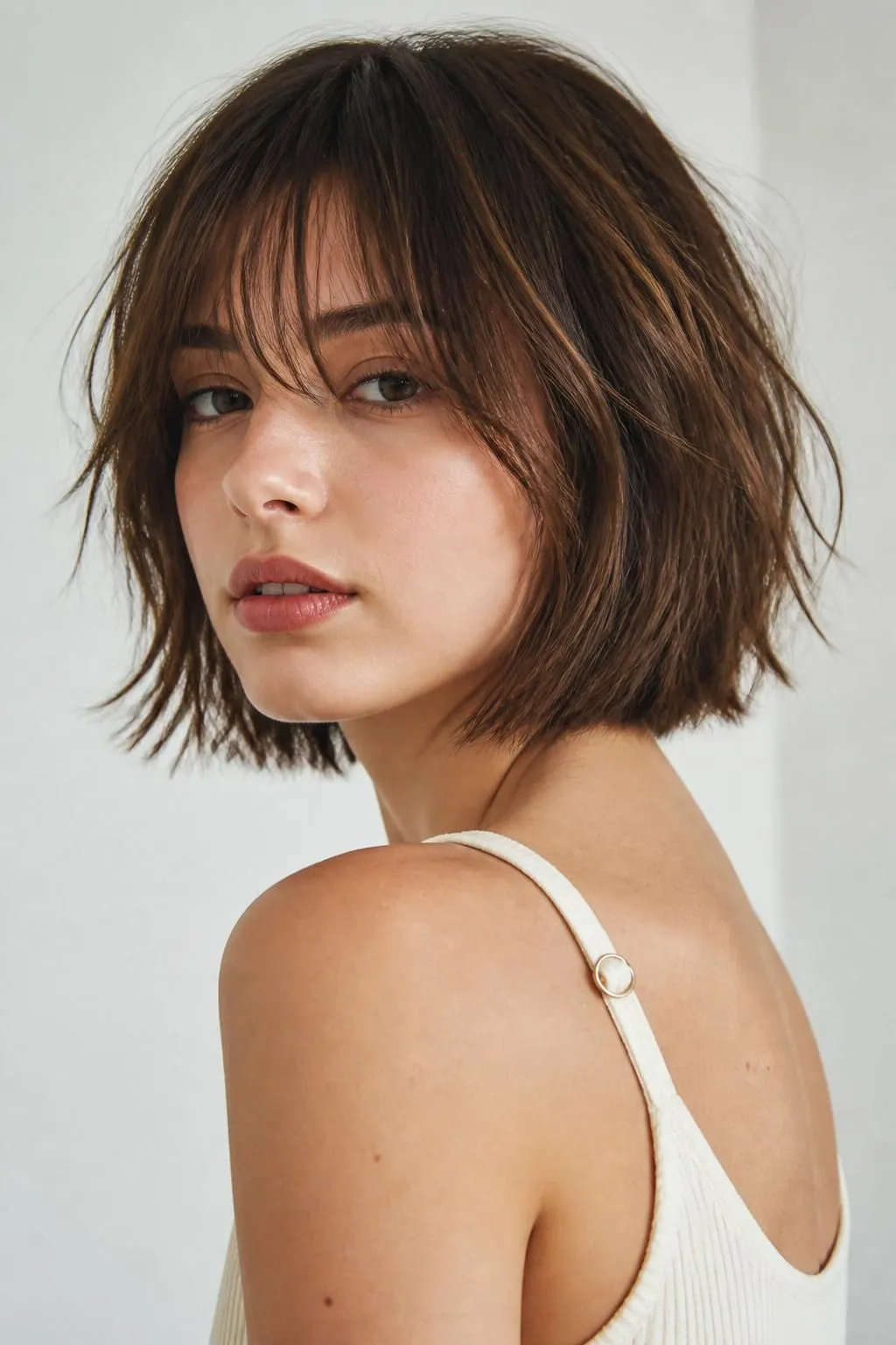 20 Choppy Bob Hairstyles With Bangs for Texture and Shape
