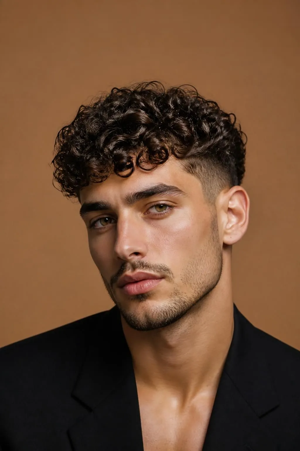 21 Curly Hairstyles for Men With Fade