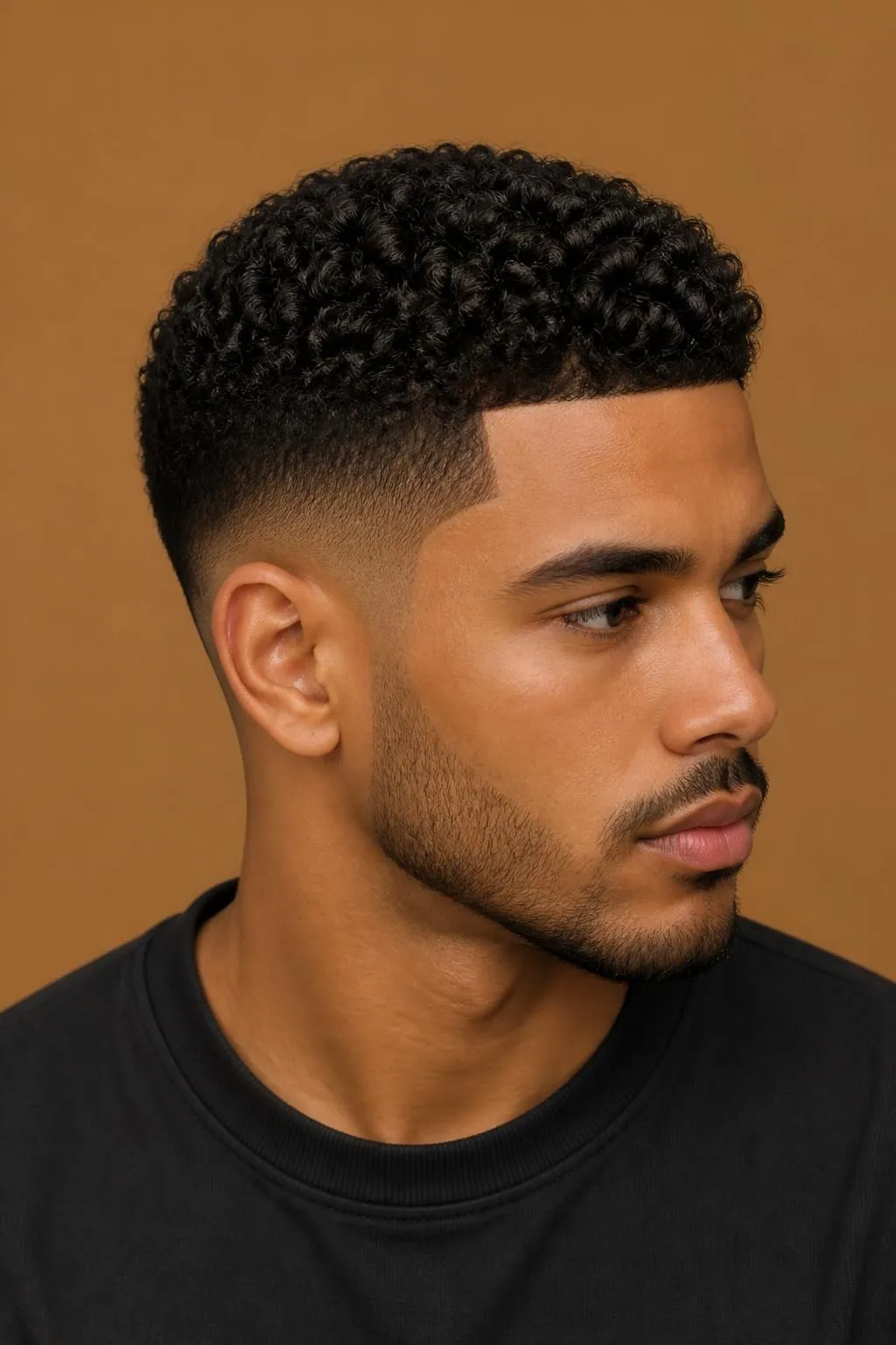 21 Curly Hairstyles for Men With Fade