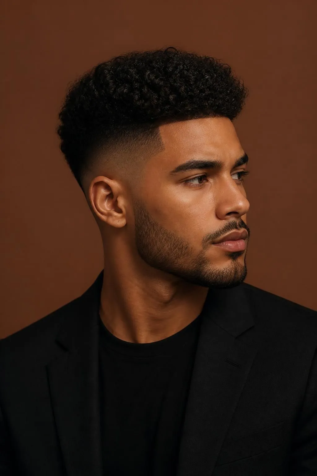 21 Curly Hairstyles for Men With Fade