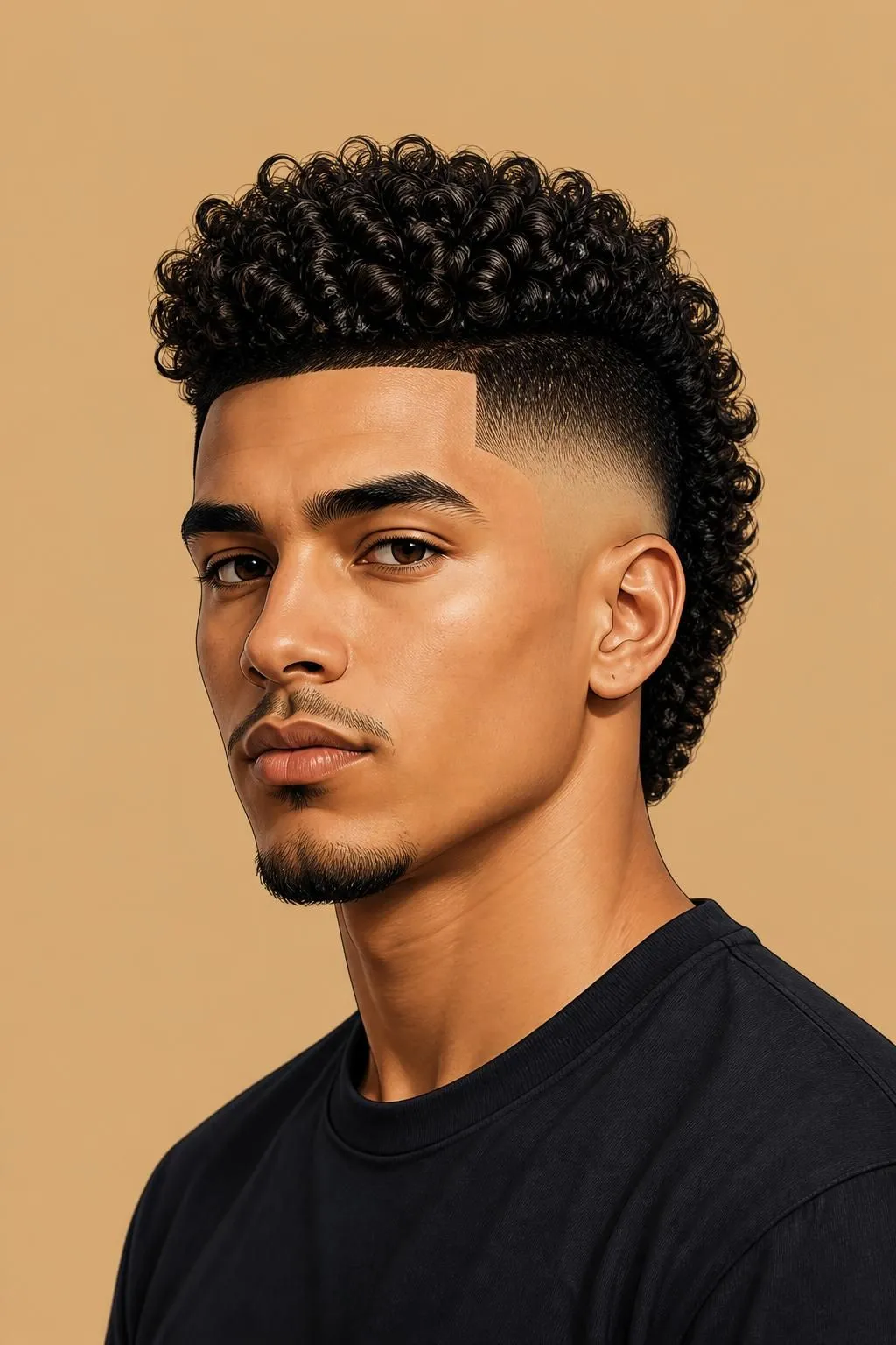 21 Curly Hairstyles for Men With Fade