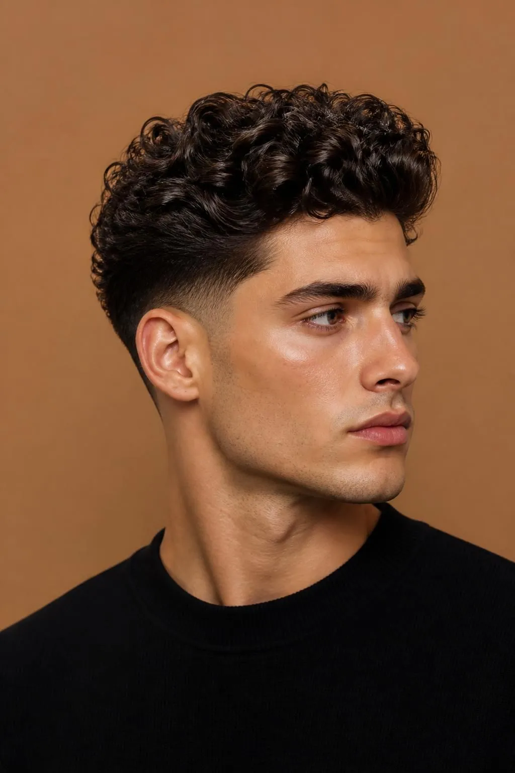 21 Curly Hairstyles for Men With Fade
