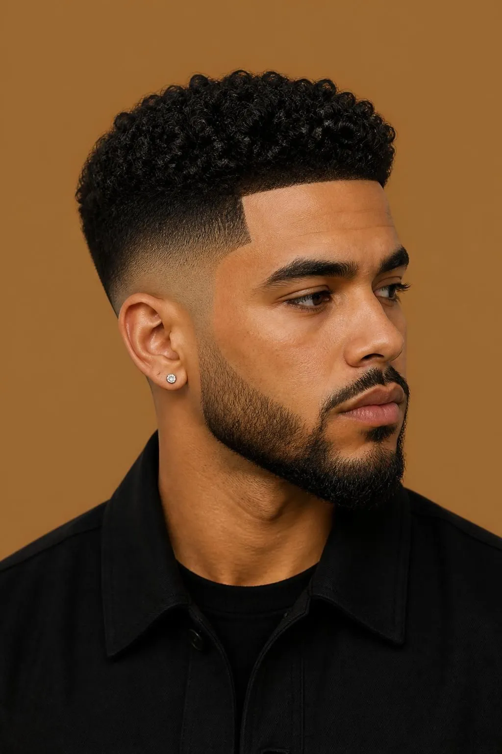 21 Curly Hairstyles for Men With Fade