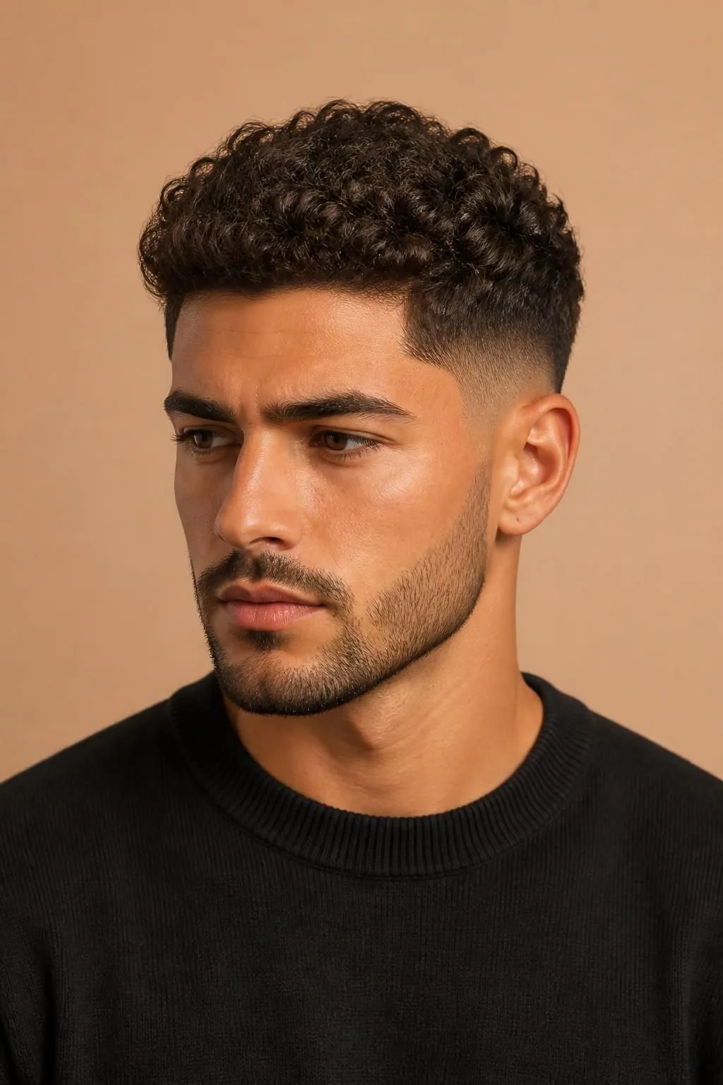 21 Curly Hairstyles for Men With Fade