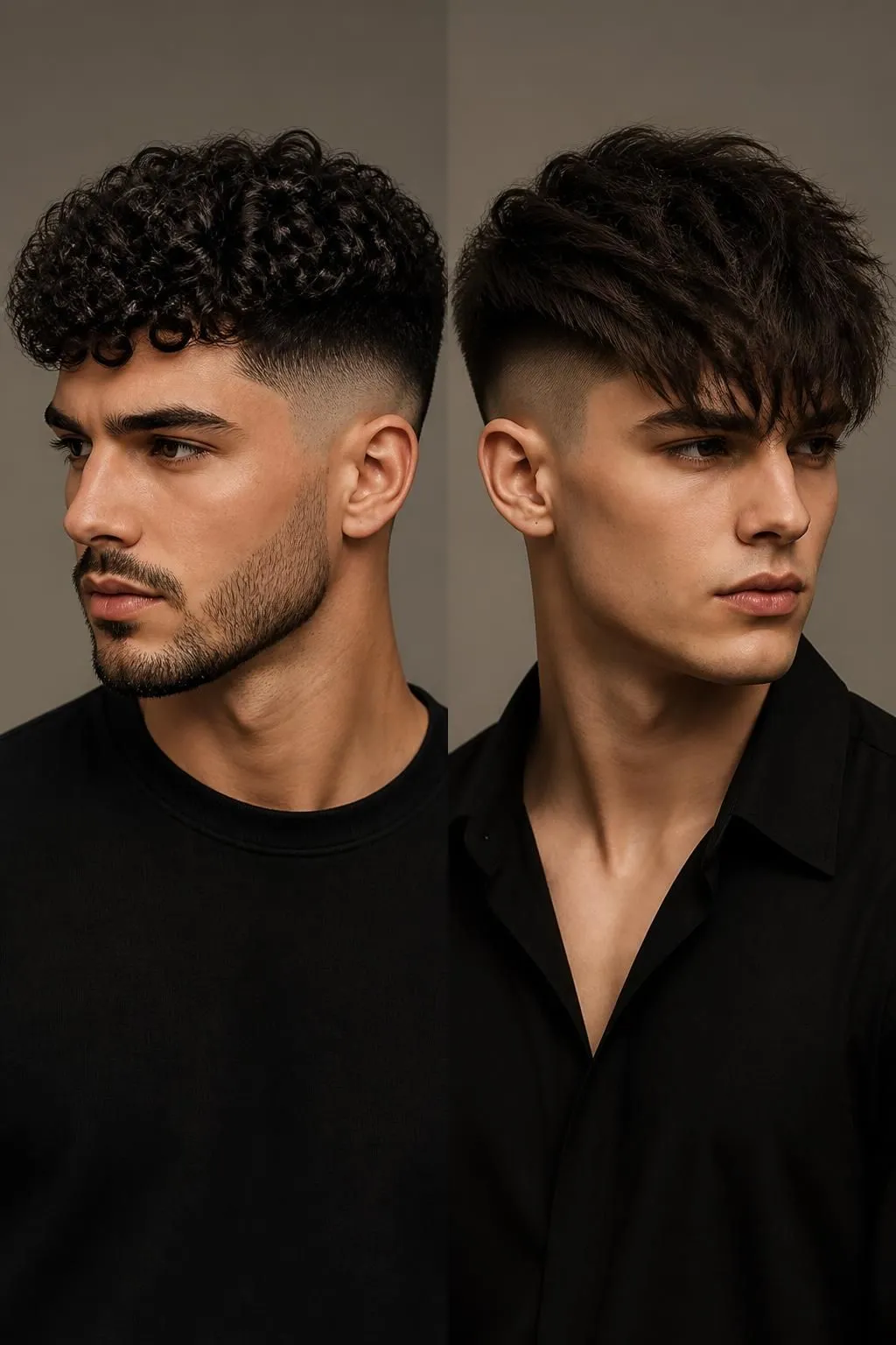 21 Curly Hairstyles for Men With Fade