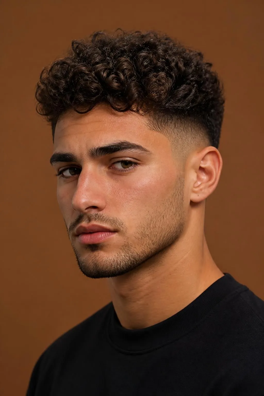 21 Curly Hairstyles for Men With Fade