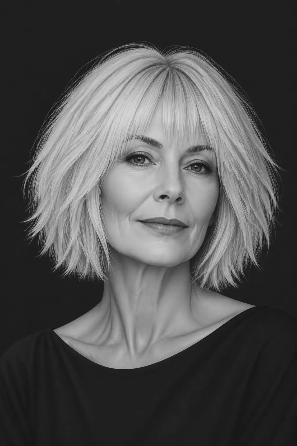 17 Easy Choppy Bob Hairstyles for Women Over 60