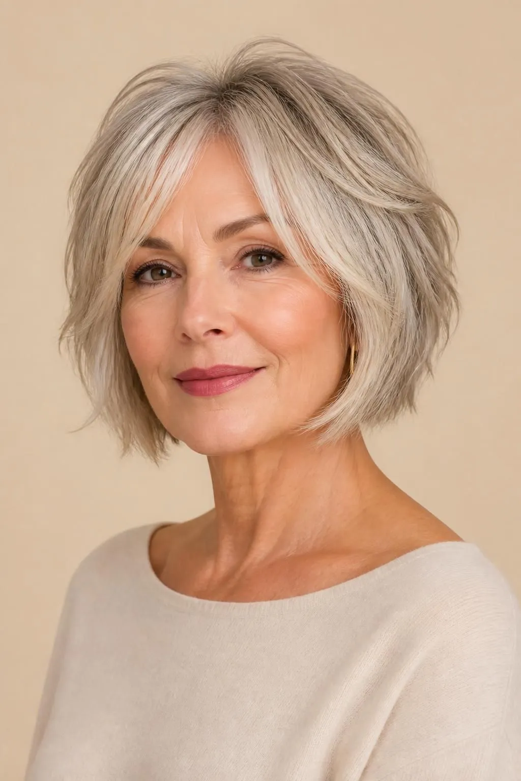 17 Easy Choppy Bob Hairstyles for Women Over 60