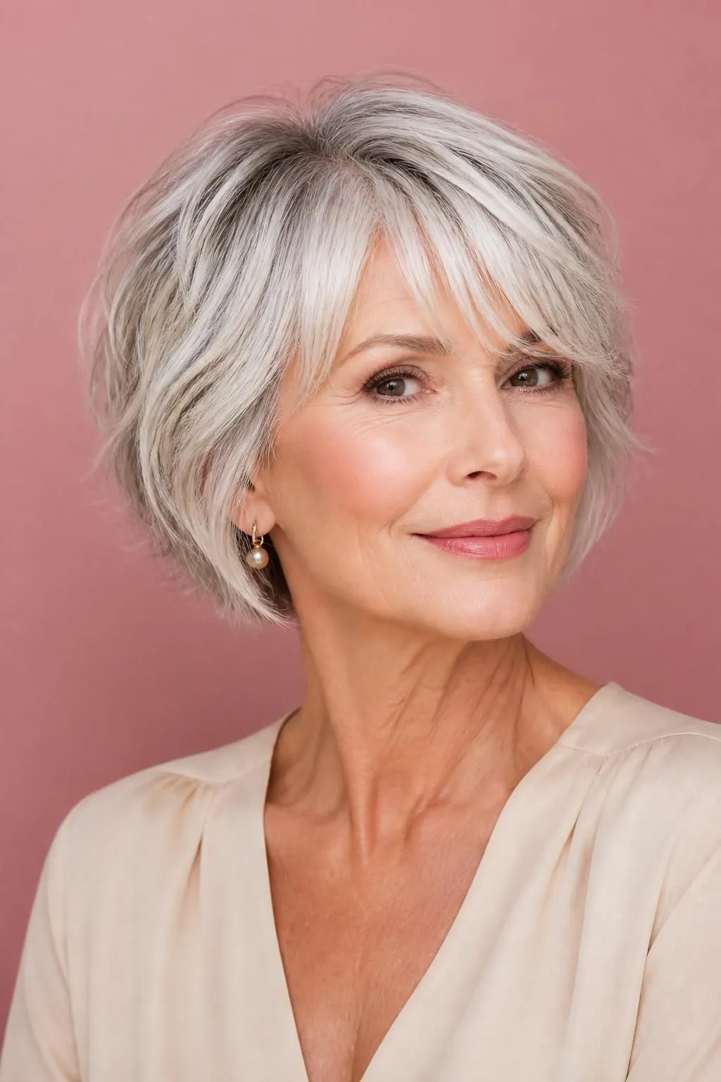 17 Easy Choppy Bob Hairstyles for Women Over 60
