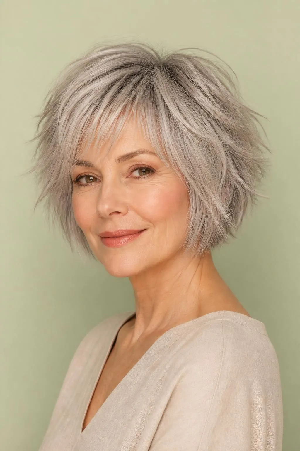 17 Easy Choppy Bob Hairstyles for Women Over 60