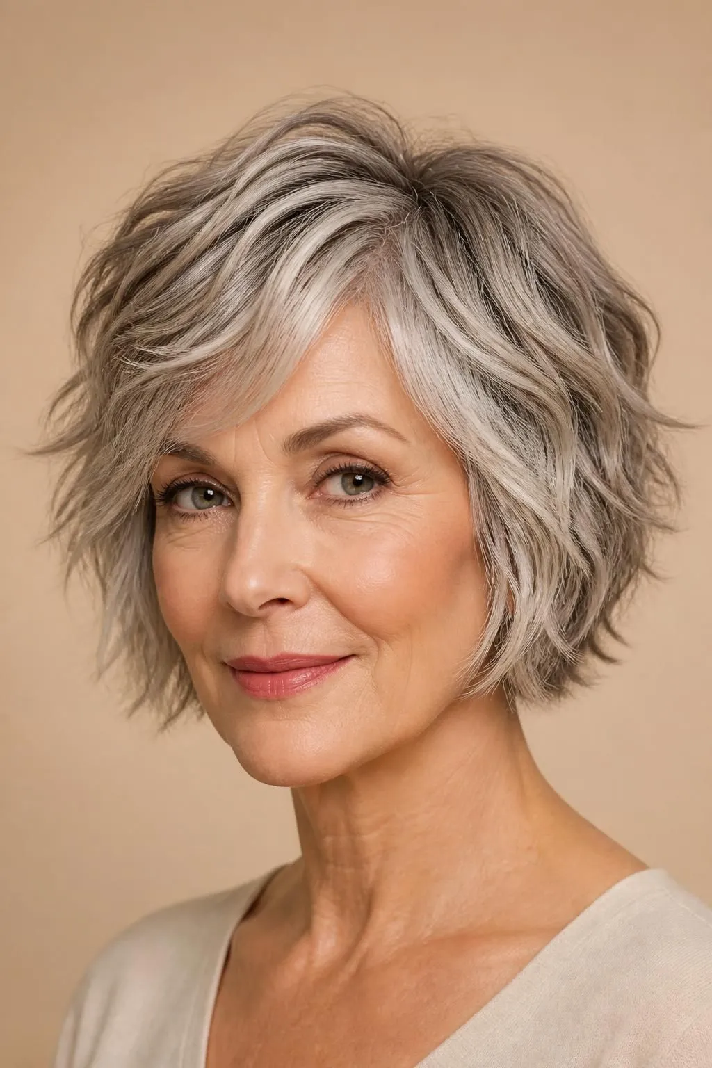 17 Easy Choppy Bob Hairstyles for Women Over 60